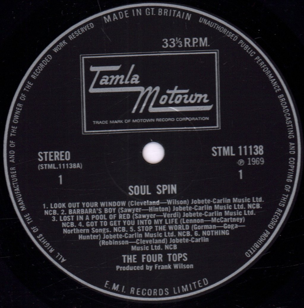 Four Tops - Soul Spin - Lp