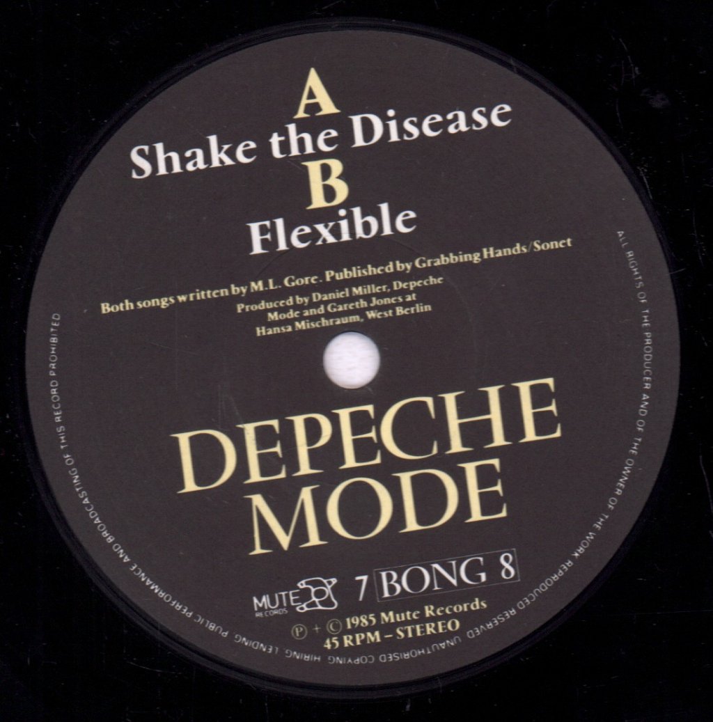 Depeche Mode - Shake The Disease - 7 Inch