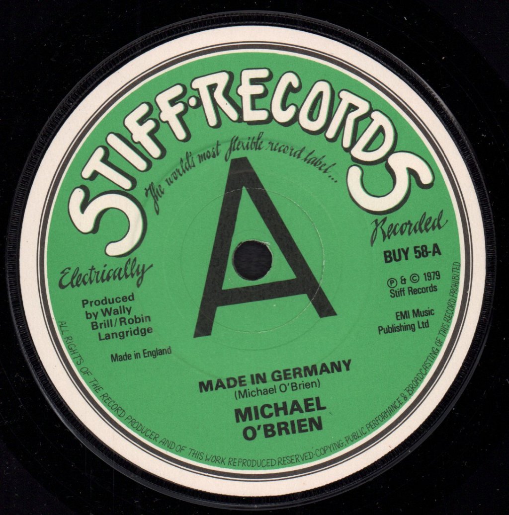 Michael O'brien - Made In Germany - 7 Inch