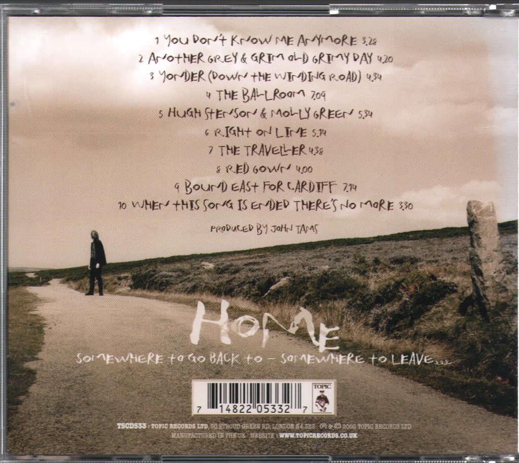John Tams - Home - Cd