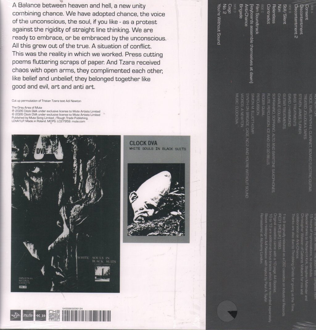 Clock DVA - White Souls in Black Suits - Double Lp