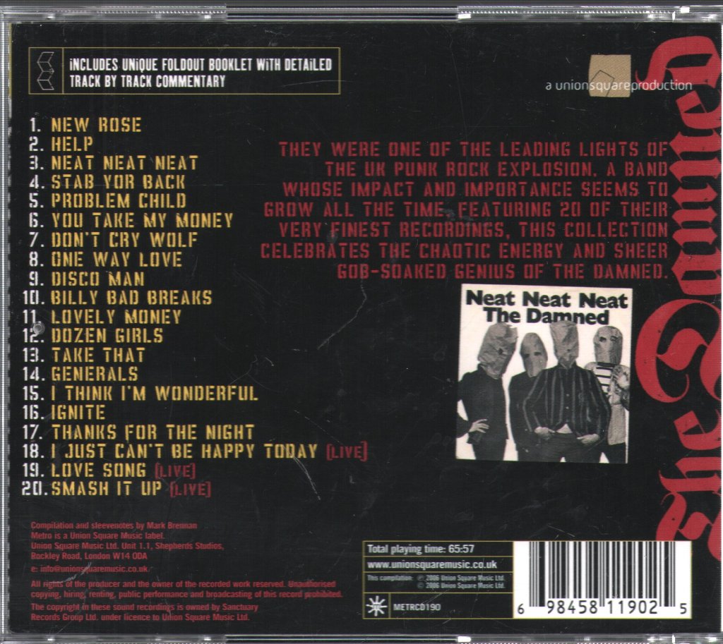 Damned - Best Of The Damned Total Damnation - Cd