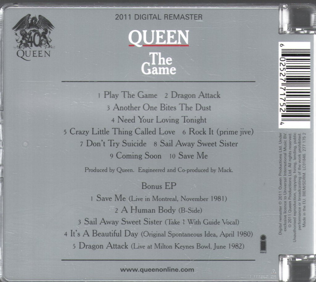 Queen - Game - Cd