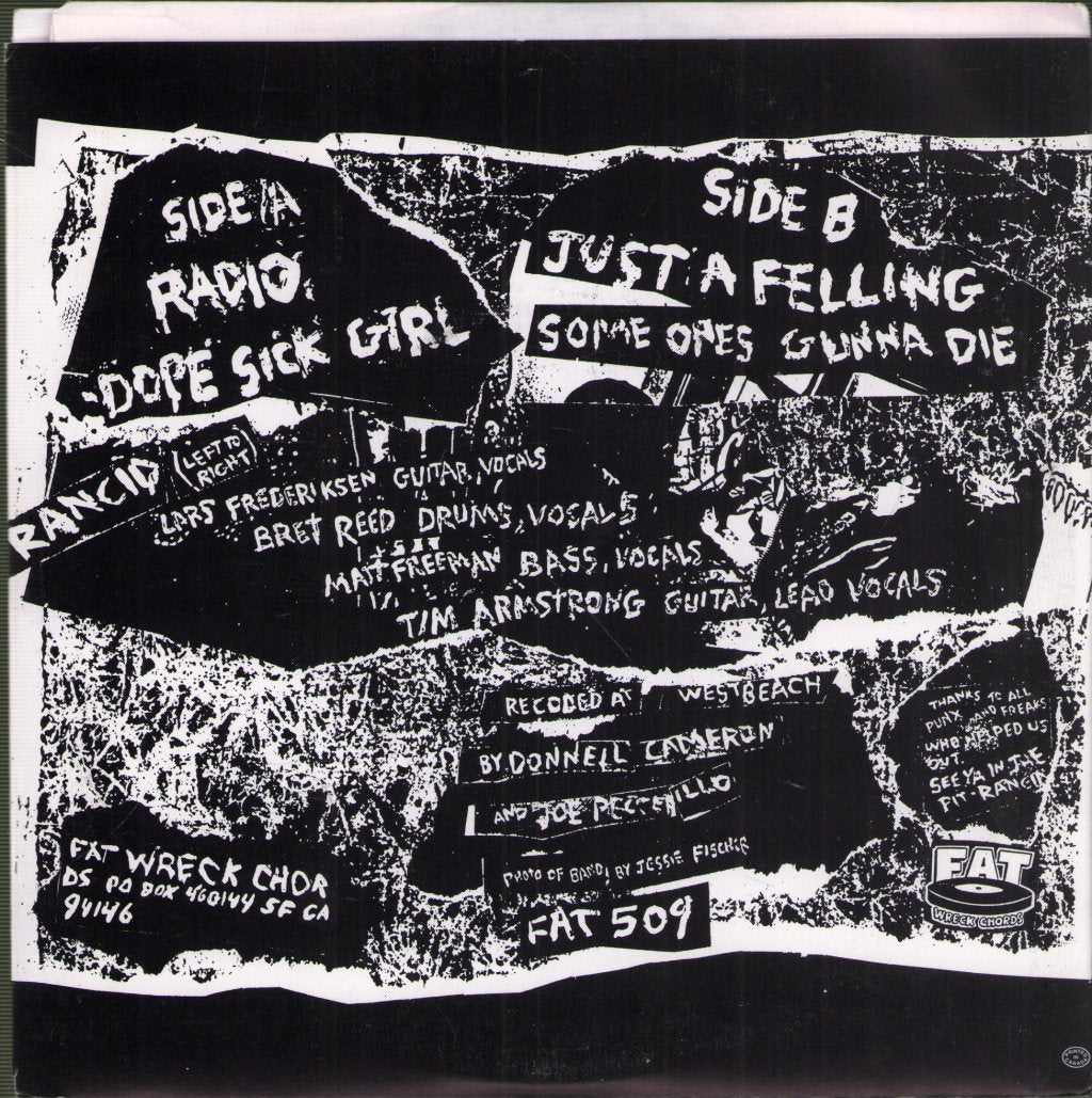 Rancid - Radio Radio Radio - 7 Inch