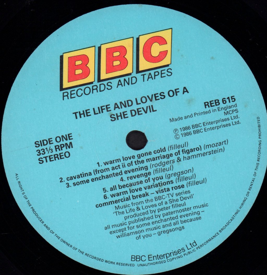Life And Loves Of A She Devil - Music From The Bbc Tv Series - Lp