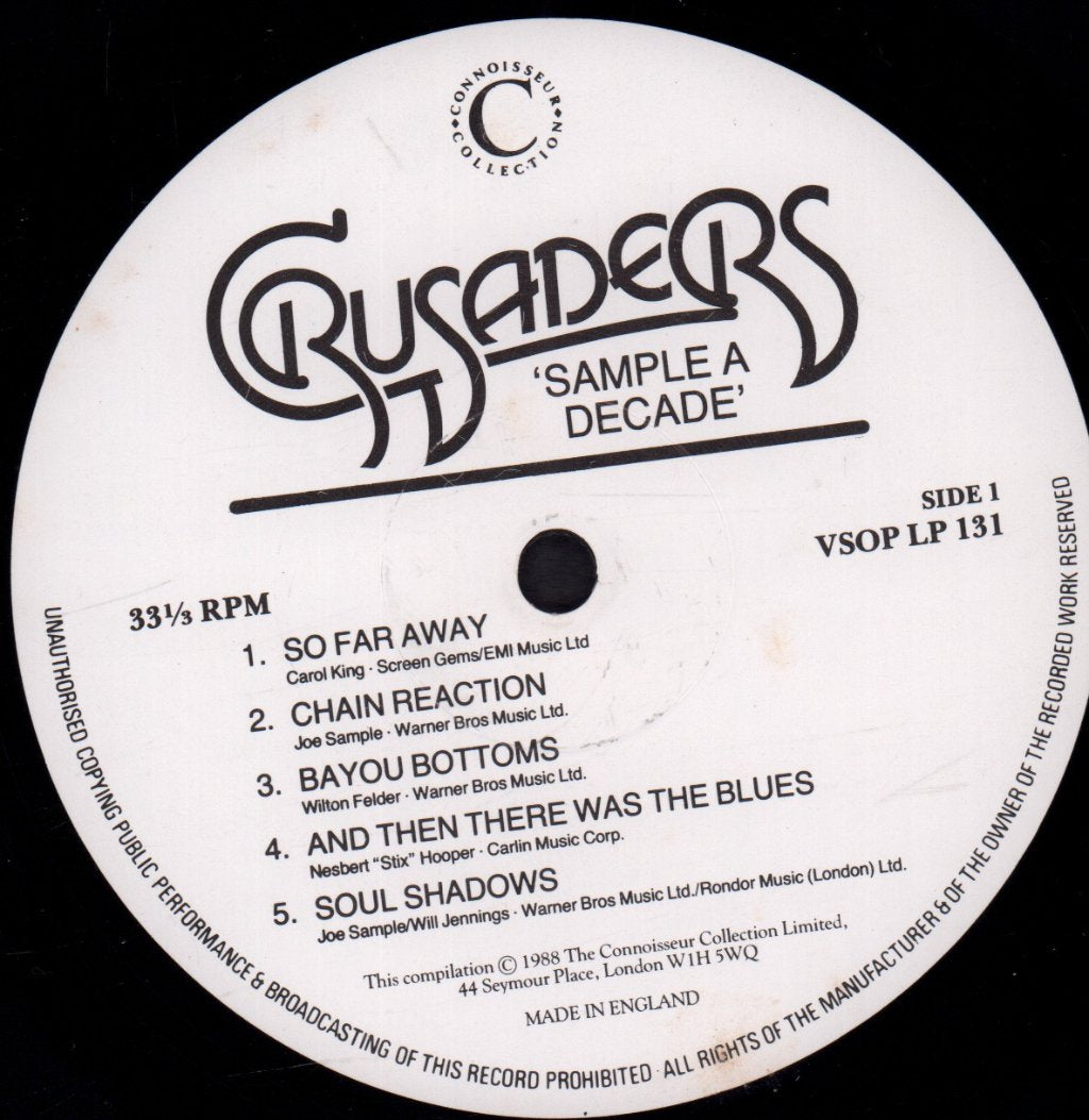 Crusaders - Sample A Decade - Double Lp