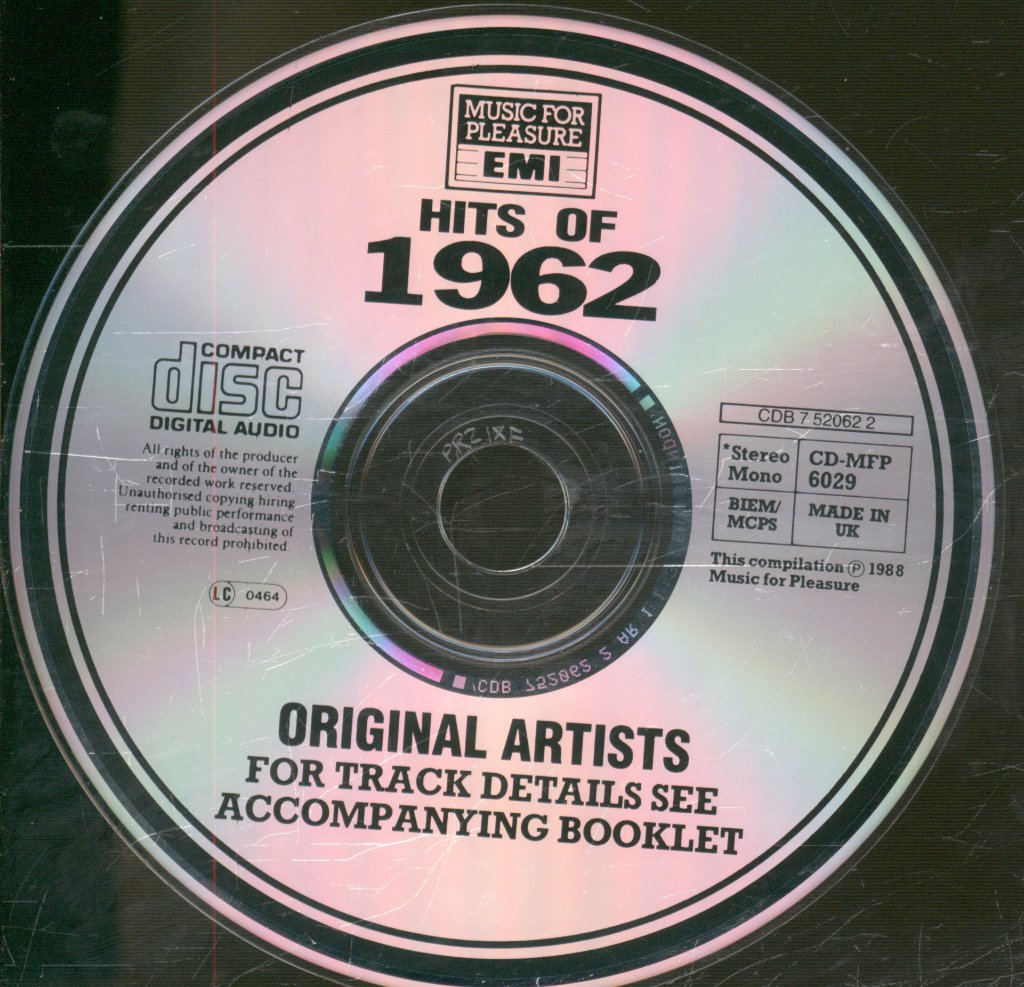 Various Artists - Hits Of 1962 - Cd