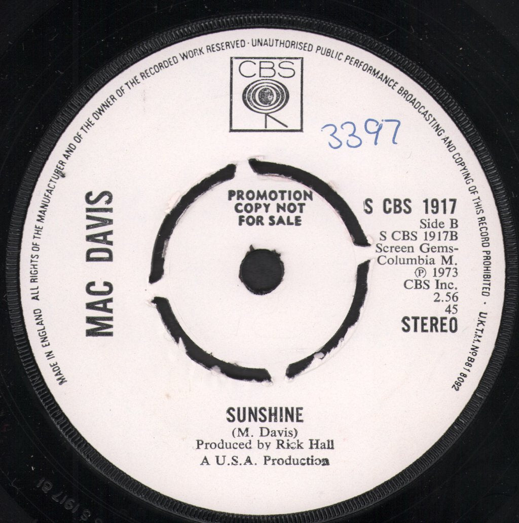 Mac Davis - Kiss It And Make It Better - 7 Inch