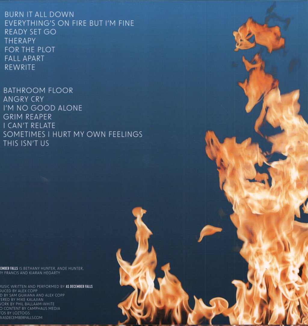 As December Falls - Everything's On Fire But I'm Fine - Lp
