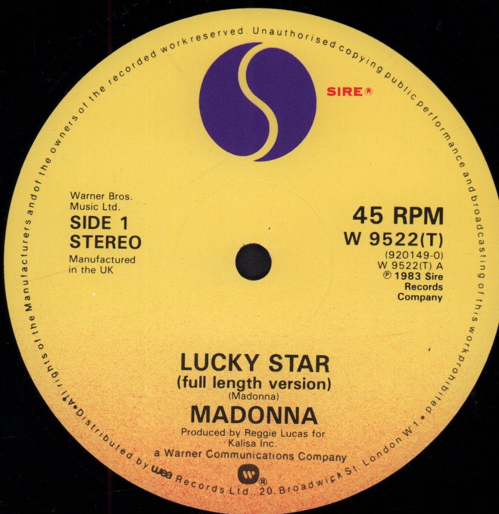Madonna - Lucky Star - 12 Inch