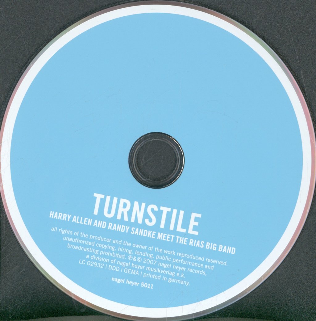 Harry Allen And Randy Sandke Meet The RIAS Big Band Berlin - Music Of The Trumpet Kings - Cd