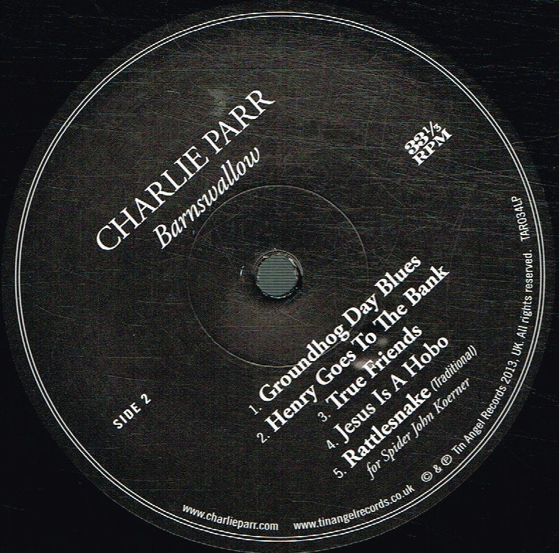 Charlie Parr - Barnswallow - Lp