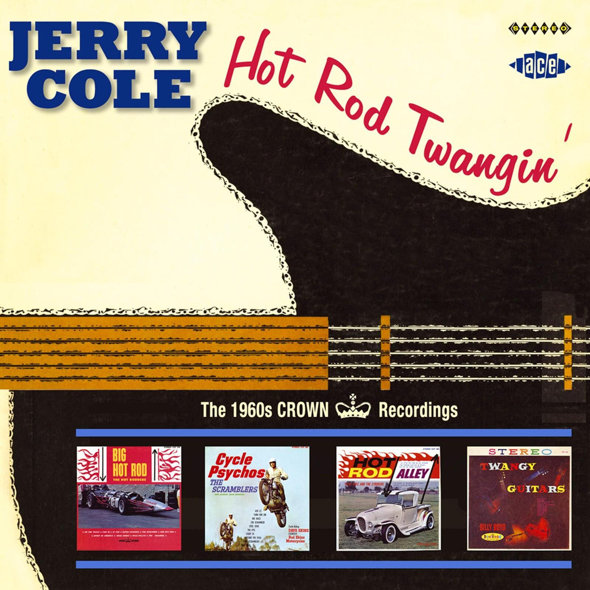 Jerry Cole - Hot Rod Twangin' (The 1960s Crown Recordings) - Cd