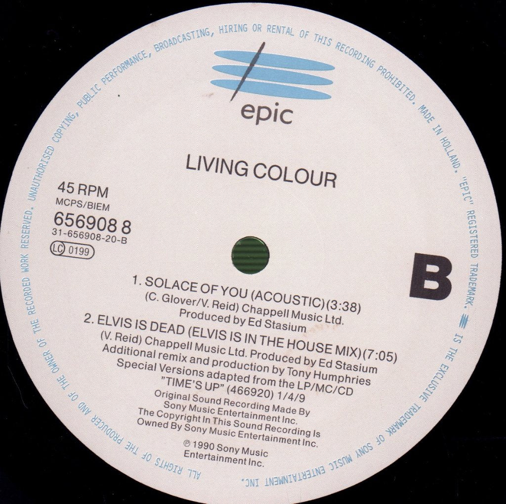 Living Colour - Solace Of You - 12 Inch