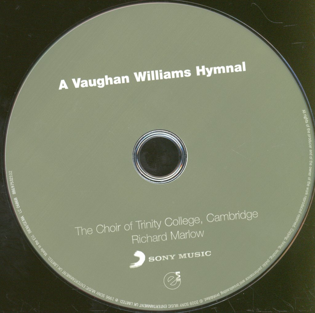 Choir Of Trinity College Cambridge, Richad Marlow - A Vaughan Williams Hymnal - Cd