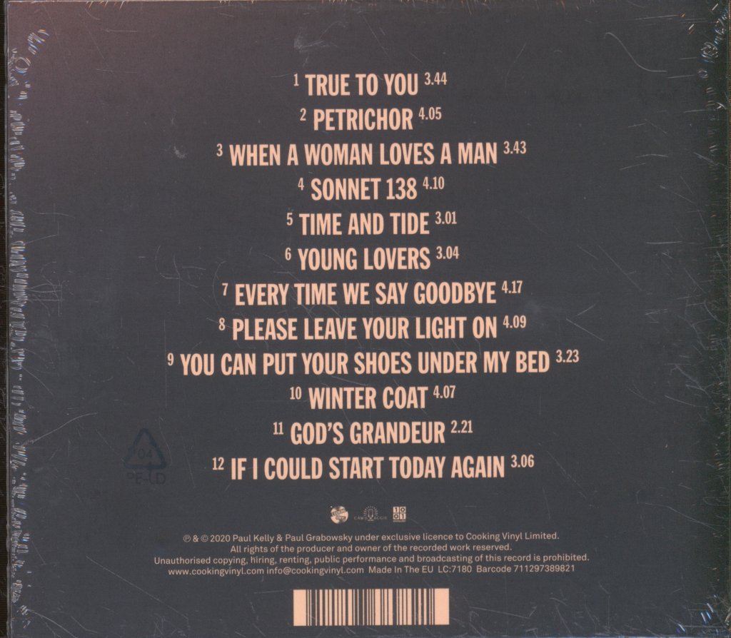 Paul Kelly, Paul Grabowsky - Please Leave Your Light On - Cd