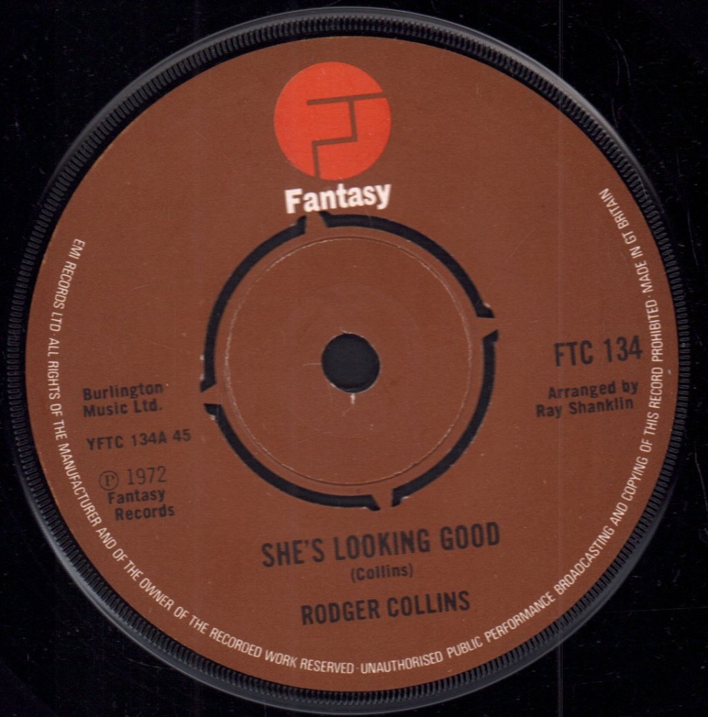 Rodger Collins - She's Looking Good - 7 Inch