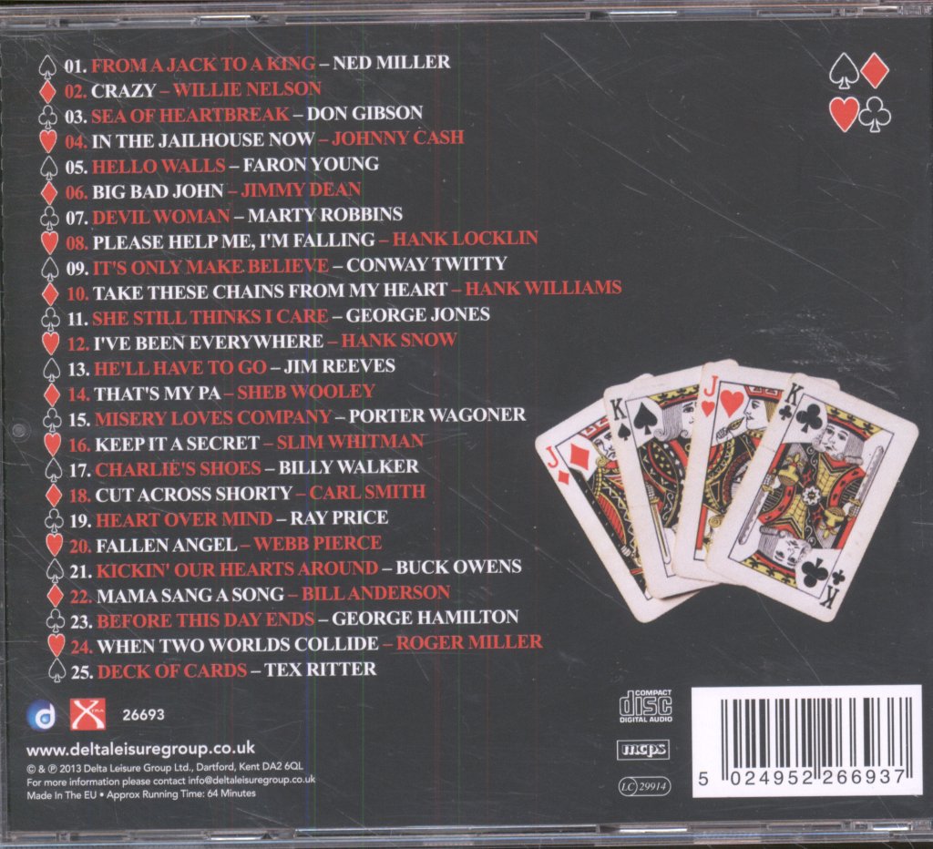 Various Artists - From A Jack To A King 25 Gunslingin' Country Hits - Cd