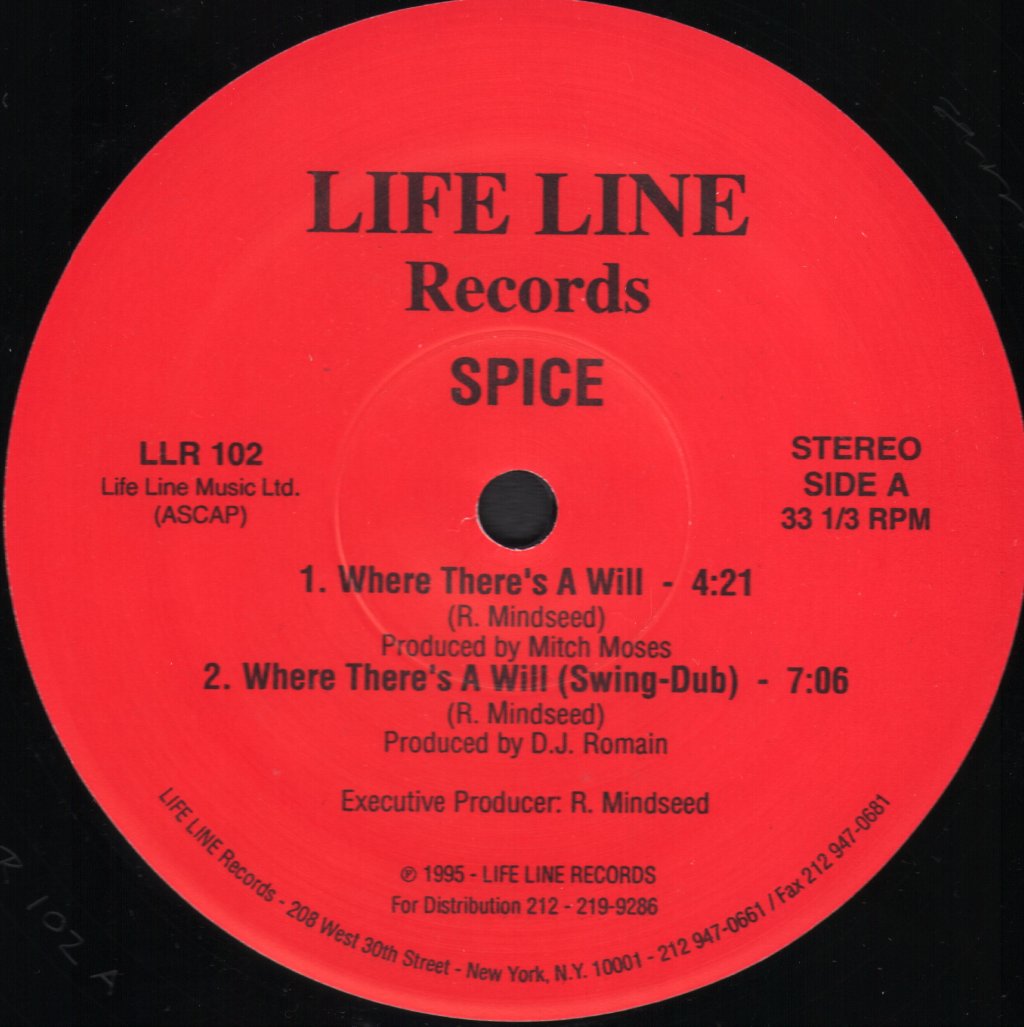 Spice (House) - Where There's A Will - 12 Inch