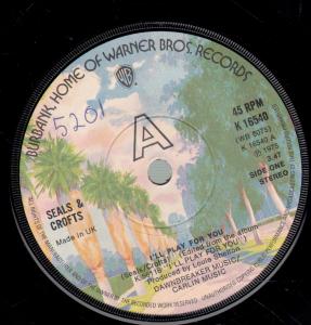 Seals And Crofts - I'll Play For You - 7 Inch
