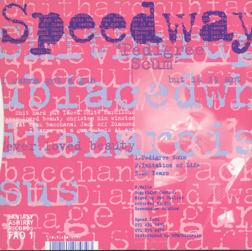 Speedway - Pedigree Scum - 7 Inch
