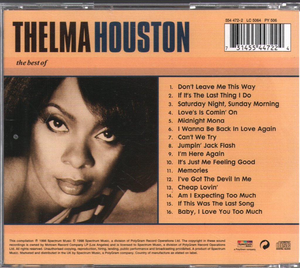 Thelma Houston - Best Of - Cd