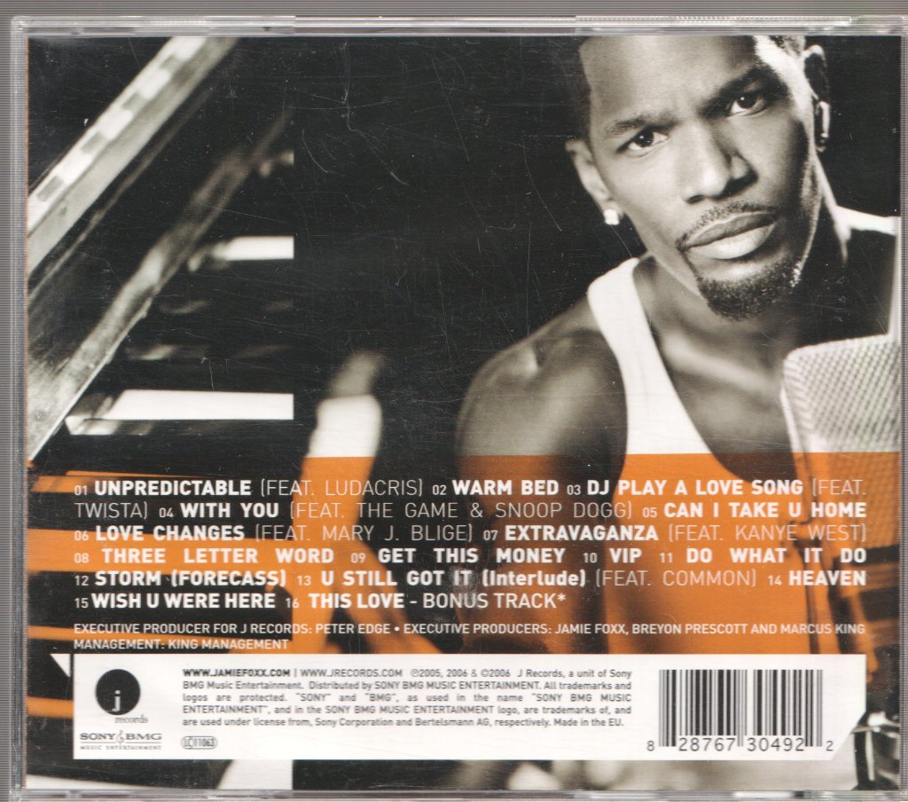 Jamie Foxx - Unpredictable - Cd