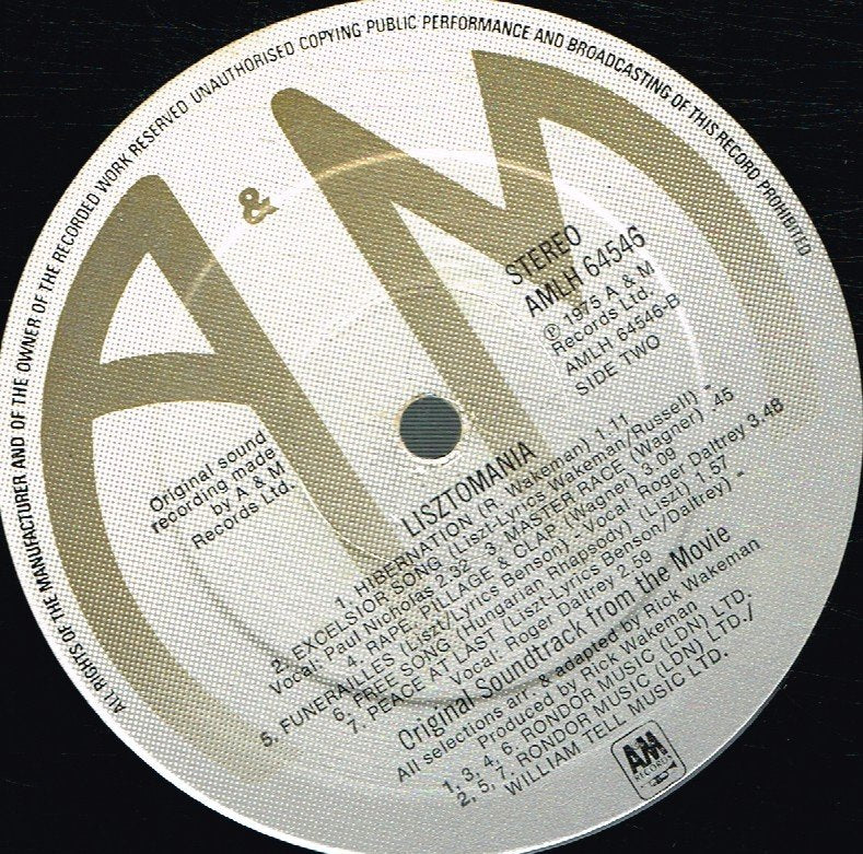 Rick Wakeman - Lisztomania (Soundtrack) - Lp