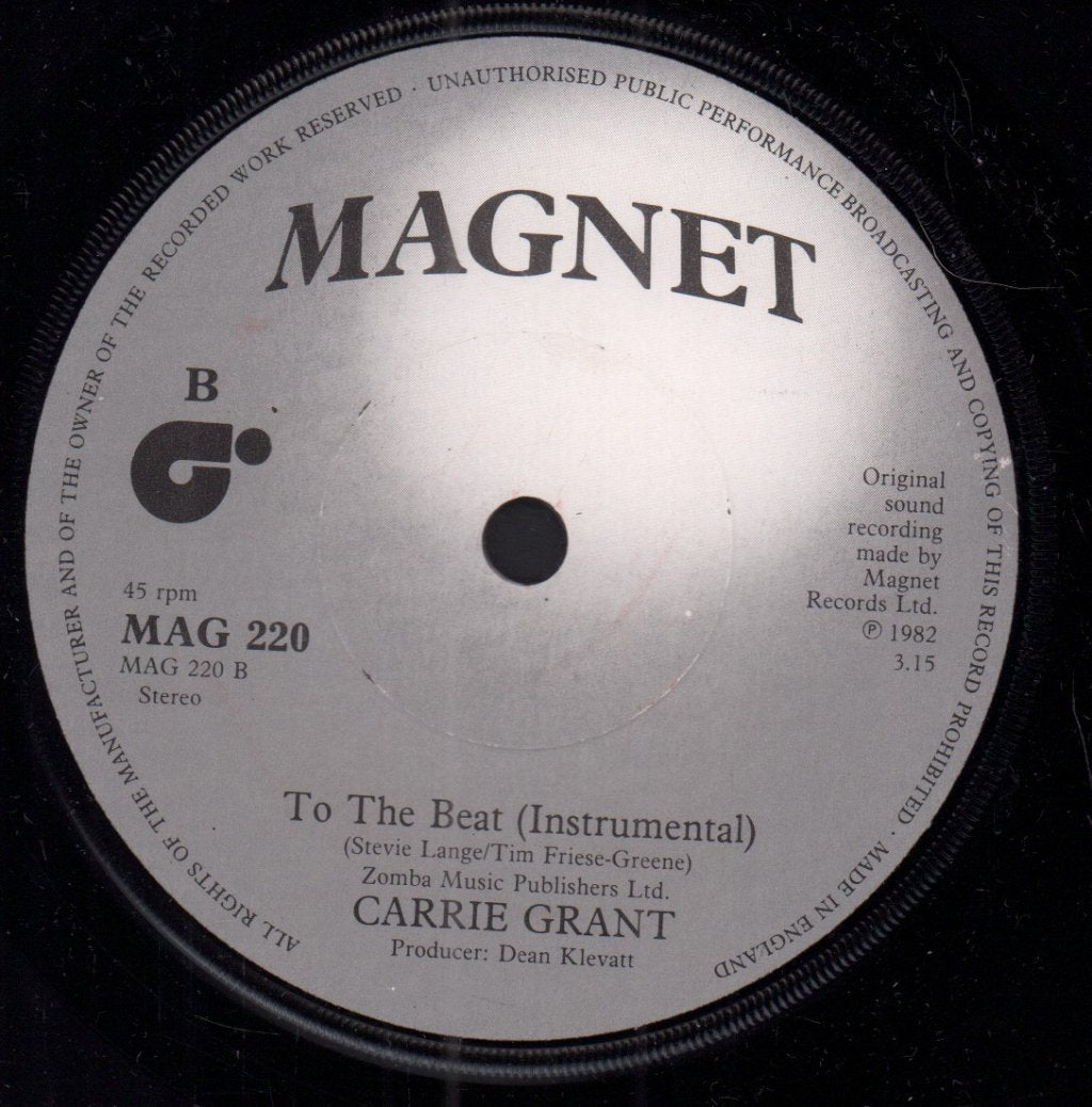 Carrie Grant - To The Beat - 7 Inch