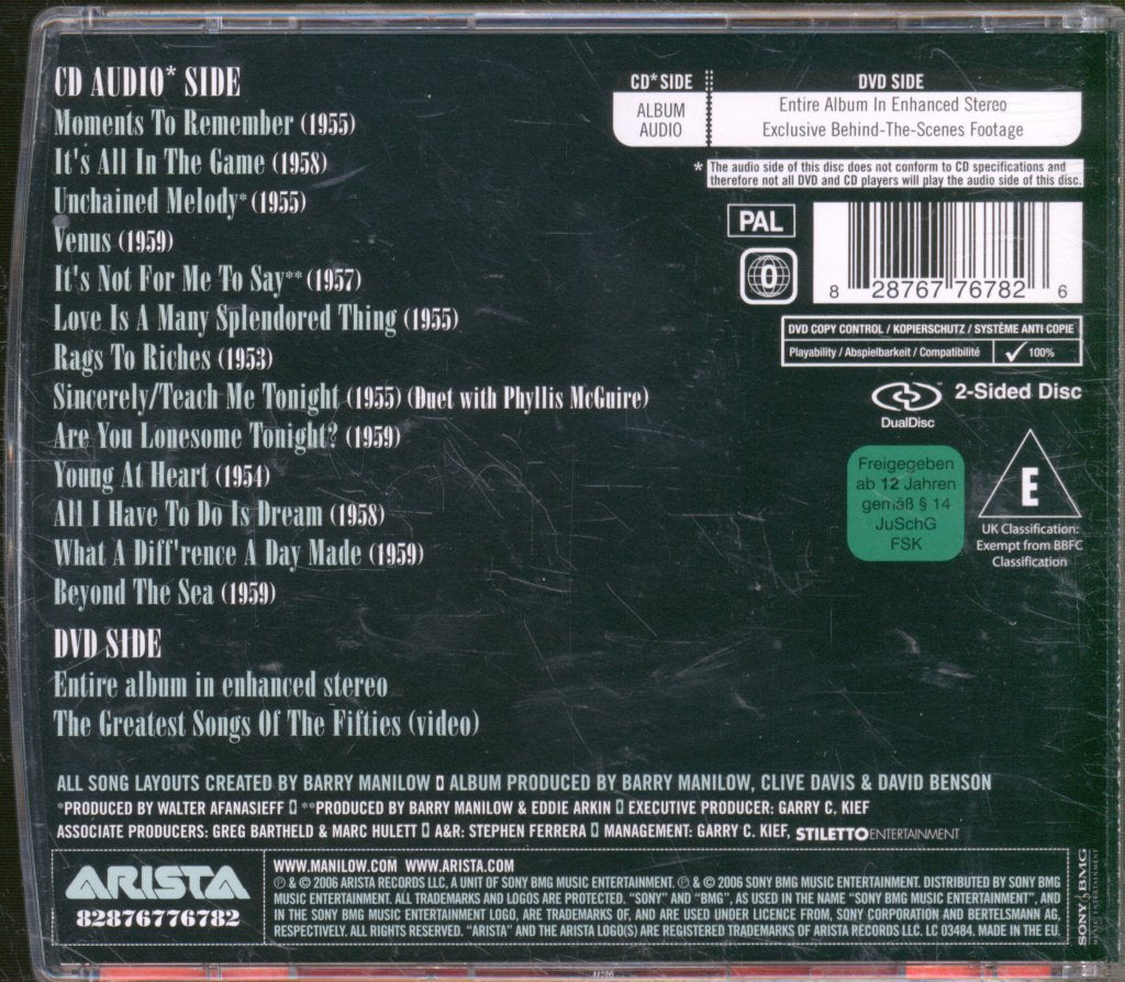 Barry Manilow - Greatest Songs Of The Fifties - Cd/Dvd