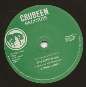 Johnny James - Giro Song - 7 Inch
