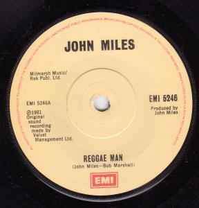 John Miles - Reggae Man - 7 Inch