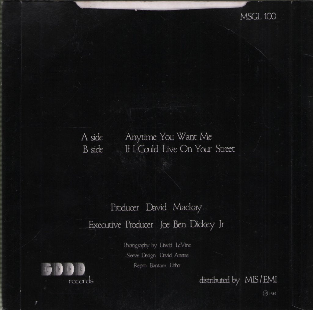 Barry Hopkins - Anytime You Want Me - 7 Inch