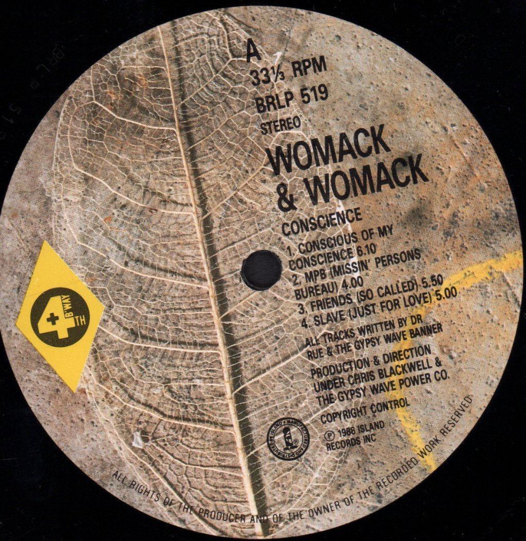Womack And Womack - Conscience - Lp