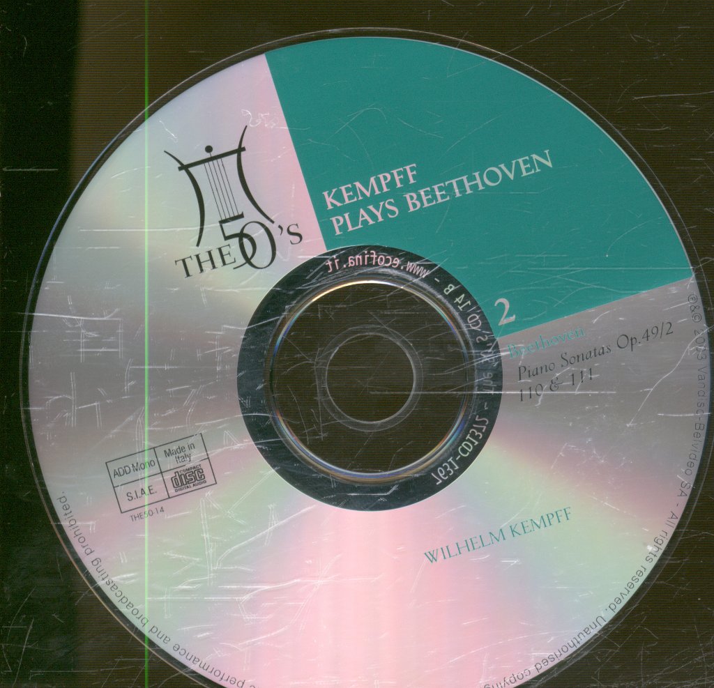 Wilhelm Kempff - Beethoven - Piano Sonatas - Double Cd
