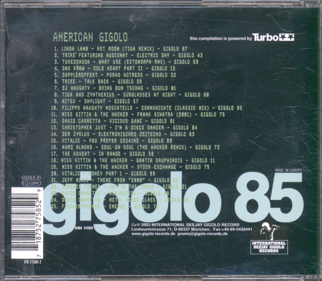 Tiga - American Gigolo - Cd