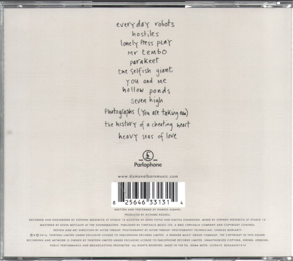 Damon Albarn - Everyday Robots - Cd
