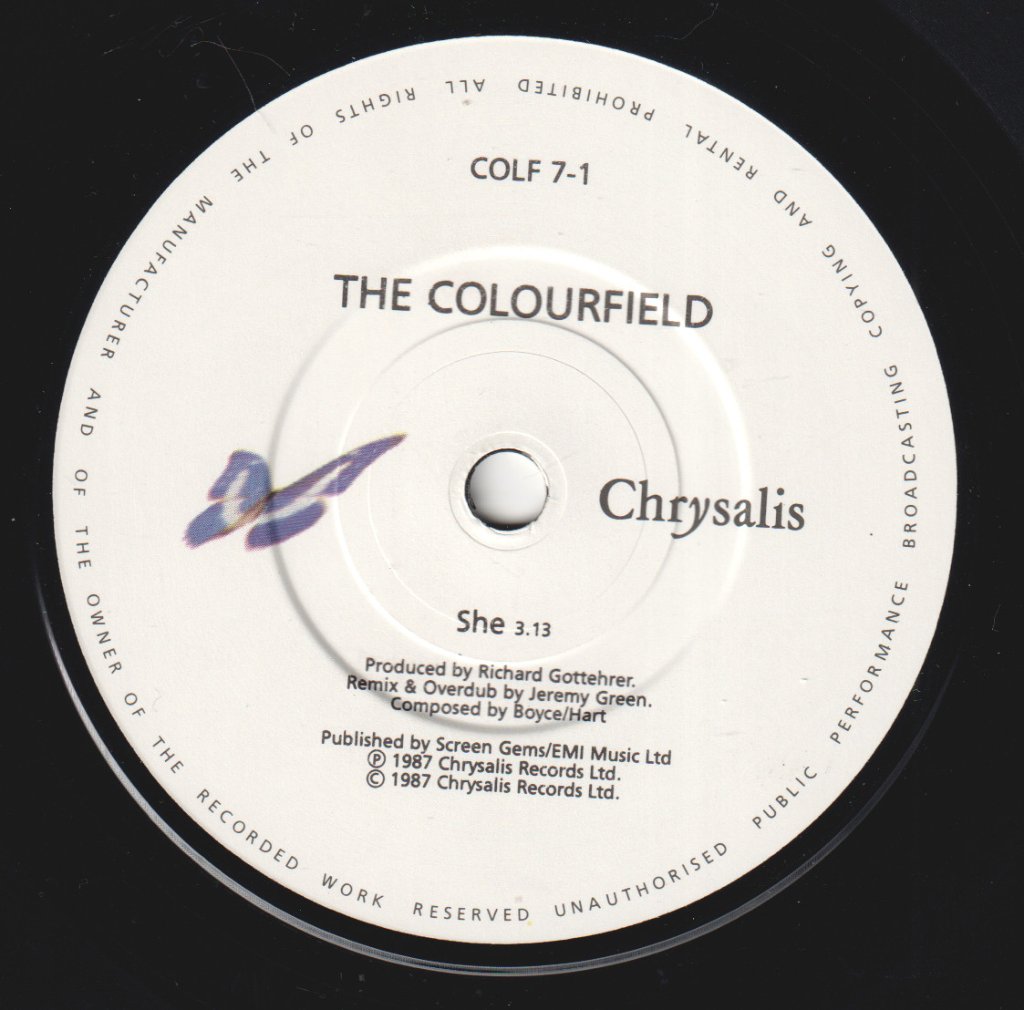 Colourfield - She - 7 Inch