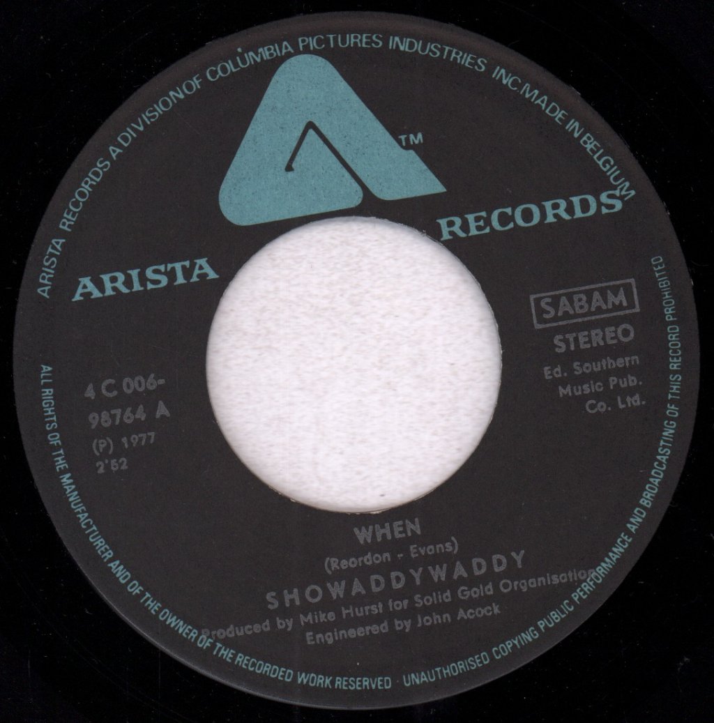 Showaddywaddy - When - 7 Inch