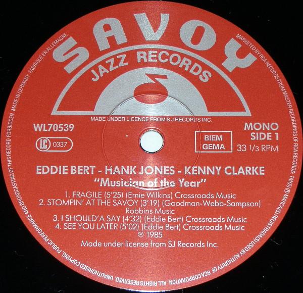 Eddie Bert - Musician Of The Year - Lp