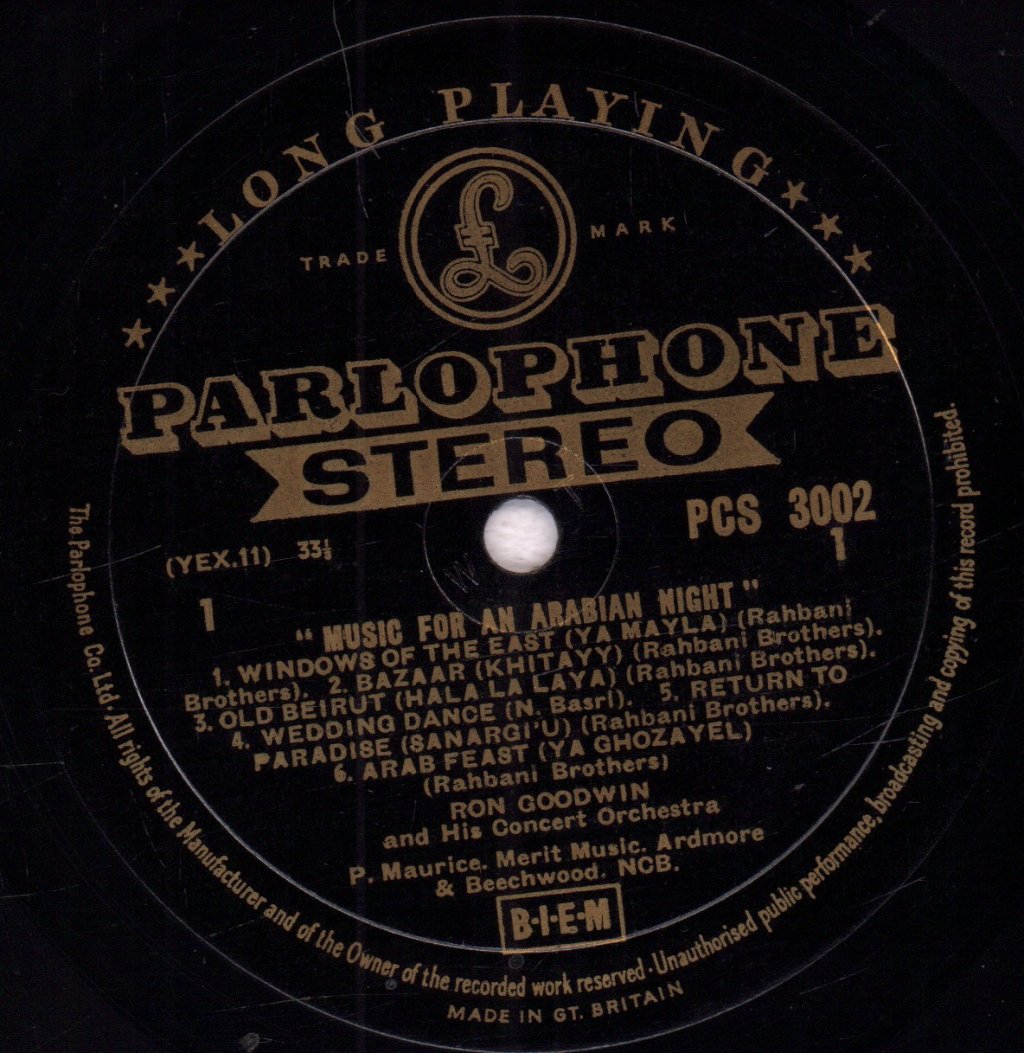 Ron Goodwin And His Orchestra - Music For An Arabian Night - Lp