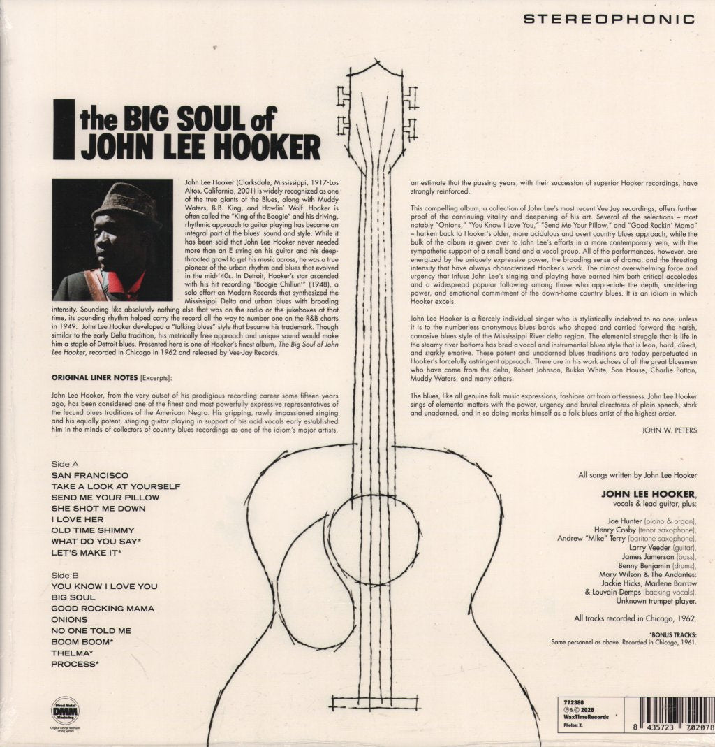 John Lee Hooker - The Big Soul of John Lee Hooker - Lp