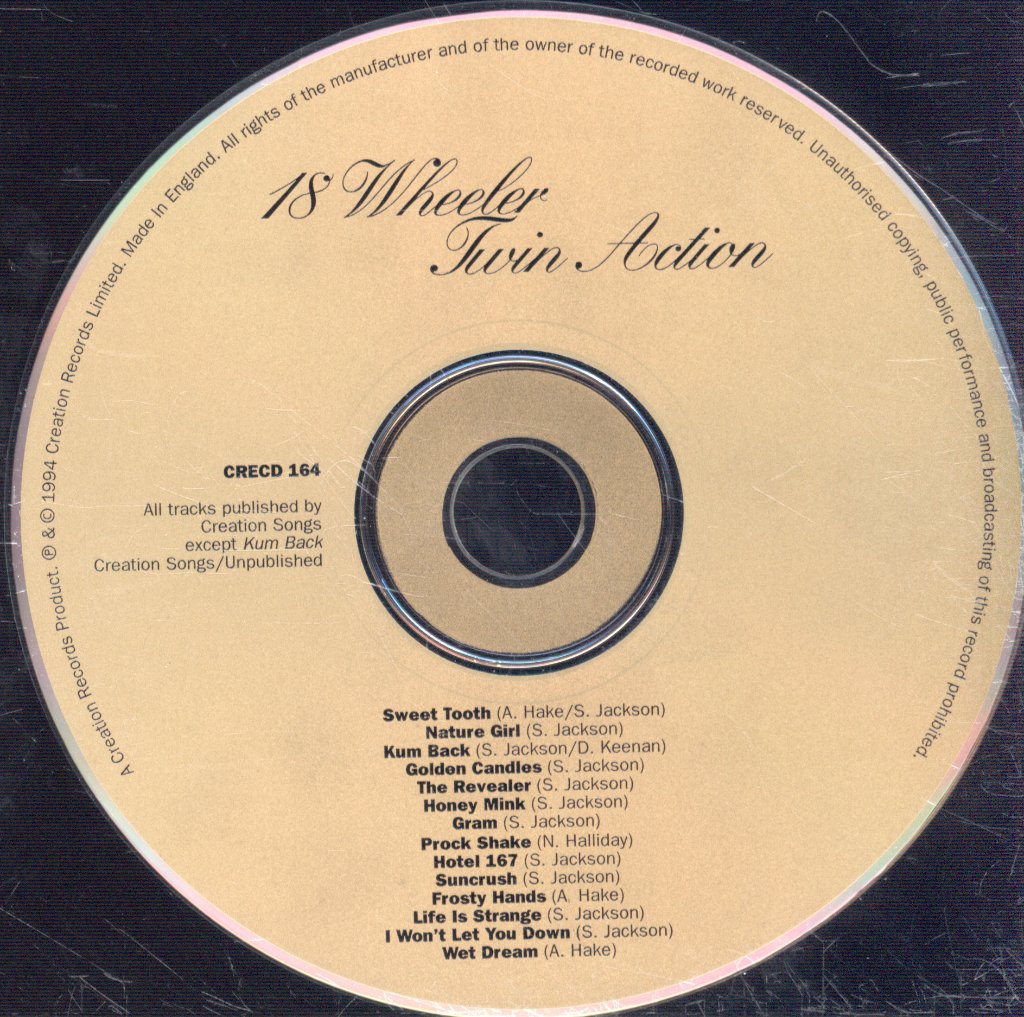 18Wheeler - Twin Action - Cd