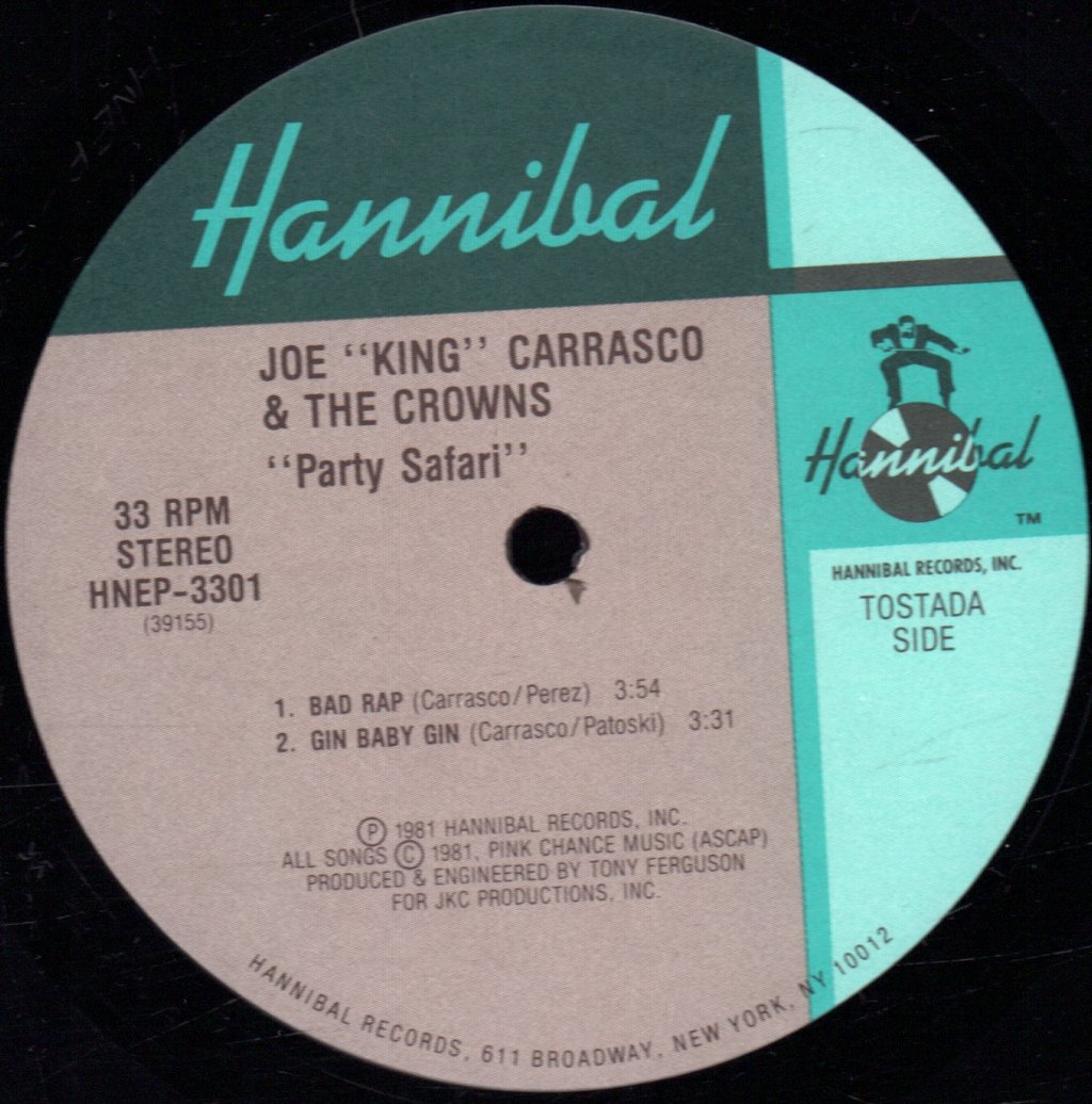 Joe King Carrasco And The Crowns - Party Safari - Lp