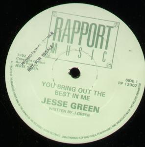 Jesse Green - You Bring Out The Best In Me - 12 Inch