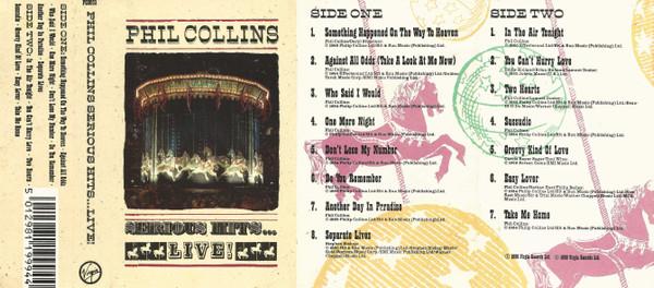 Phil Collins - Serious Hits...Live! - Cassette