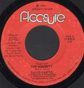 David Harris - Moments - 7 Inch