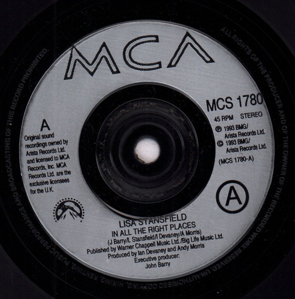 Lisa Stansfield - In All The Right Places - 7 Inch