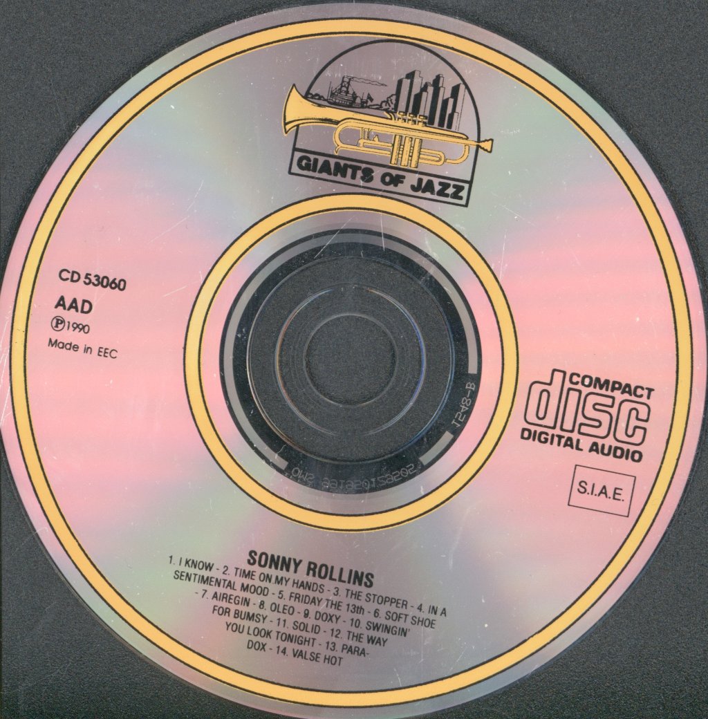 Sonny Rollins - Airegin 1951-1956 - Cd