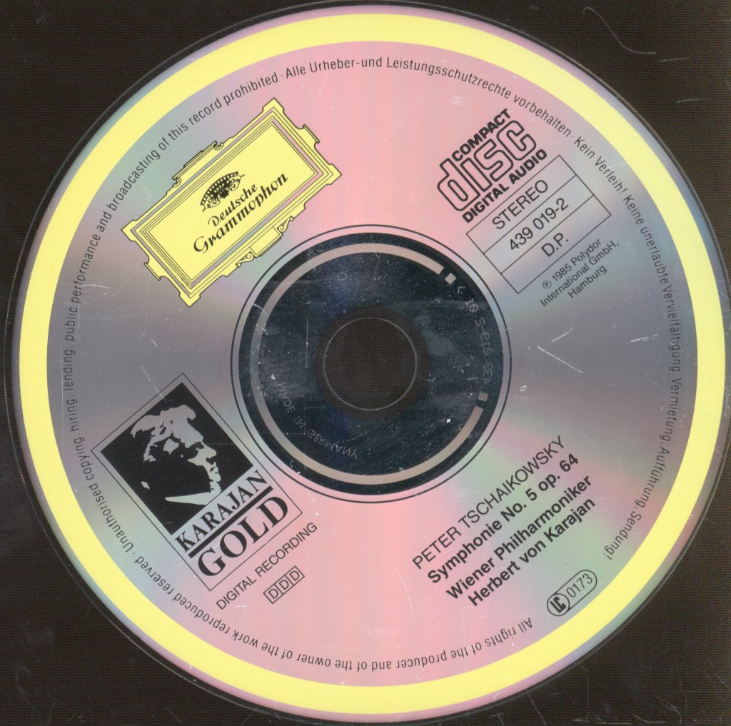 Wiener Philharmoniker, Herbert Von Karajan - Tchaikovsky - Symphonie No. 5 - Cd